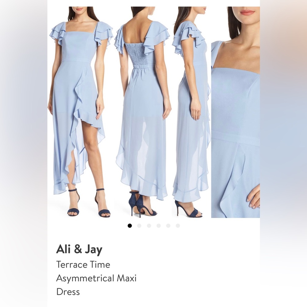 Ali & Jay Assymetrical Maxi Dress with Slit - M